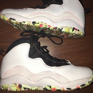 air jordan 10s ember glow. both worn twice.